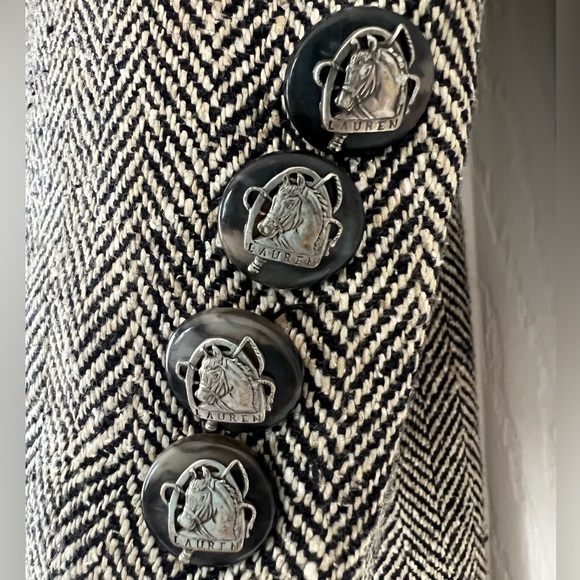 Lauren Ralph Lauren Silk Equestrian Blazer - Picture 4 of 6